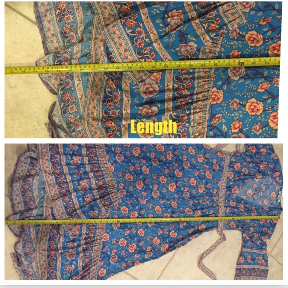 Bohemian Floral Wrap Dress - Picture 8 of 8